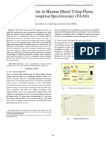 Analysis of Zinc in Human Blood