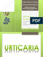 Urticaria y Angioedema