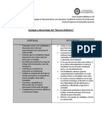 Ventajas, Desventajas Recurso Didáctico