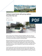 8.20.13.oakland Experiments With Giving Walkers, Bicyclists Free Rein - Bay Nature - Oakland
