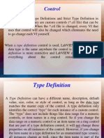 Control: Definition Is More Restrictive and Labview Ensures That Almost