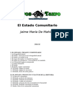 De Mahieu, Jaime Maria - El Estado Comunitario