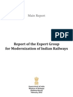 Modernization of Indian Railways Expert Group Report