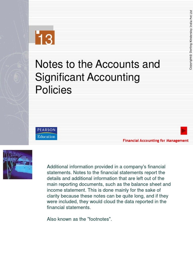 Notes to Financial Statements Explained | PDF | Finance & Money ...