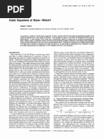 Cubic Equations of State