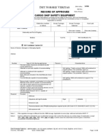 DNV Safety Equipment Record