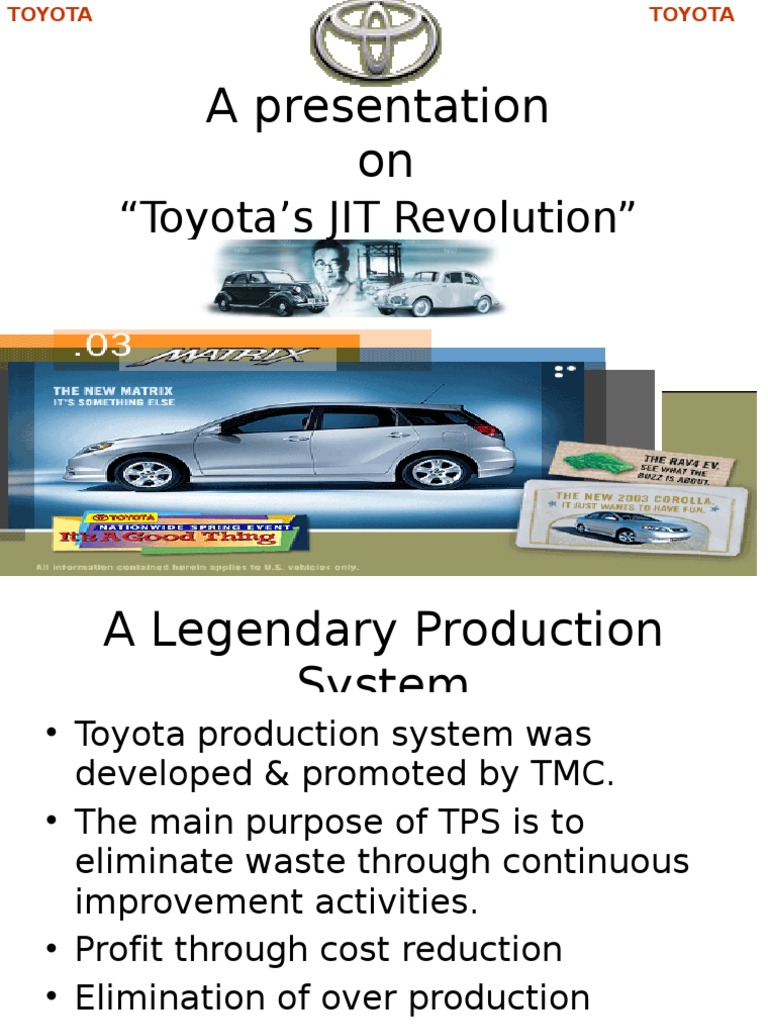 Toyota Production System Overview | PDF