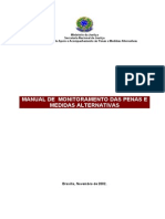 Manual de Monitoramento Das Penas e Medidas Alternativas