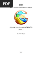 Víctor Olaya - ''A Gentle Introduction To SAGA GIS (Edition 1.1) ''