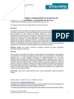 Tratamiento Cognitivo-Conductual de Un Trastorno de Angustia Con Agorafobia