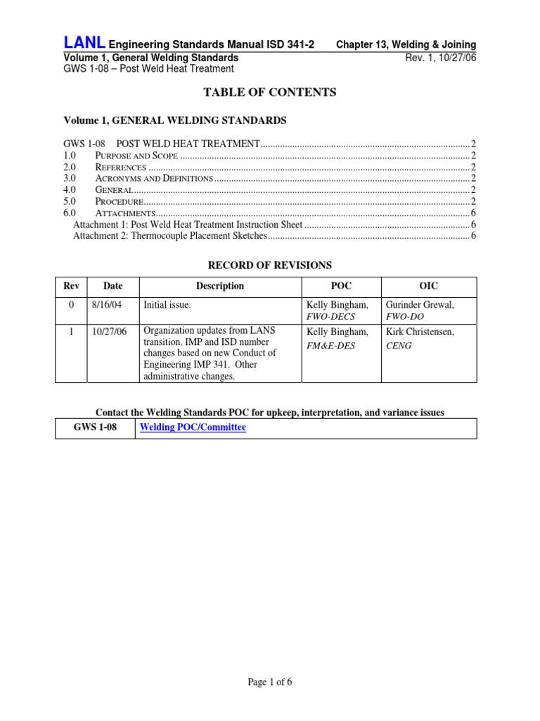 PWHT Procedure | PDF | Pipe (Fluid Conveyance) | Annealing (Metallurgy)