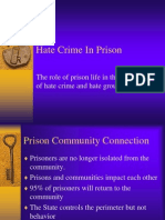 Hate Crime in Prison