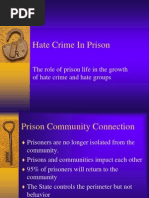 Hate Crime in Prison