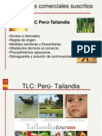 Acuerdos Comerciales Suscritos: TLC Perú-Tailandia