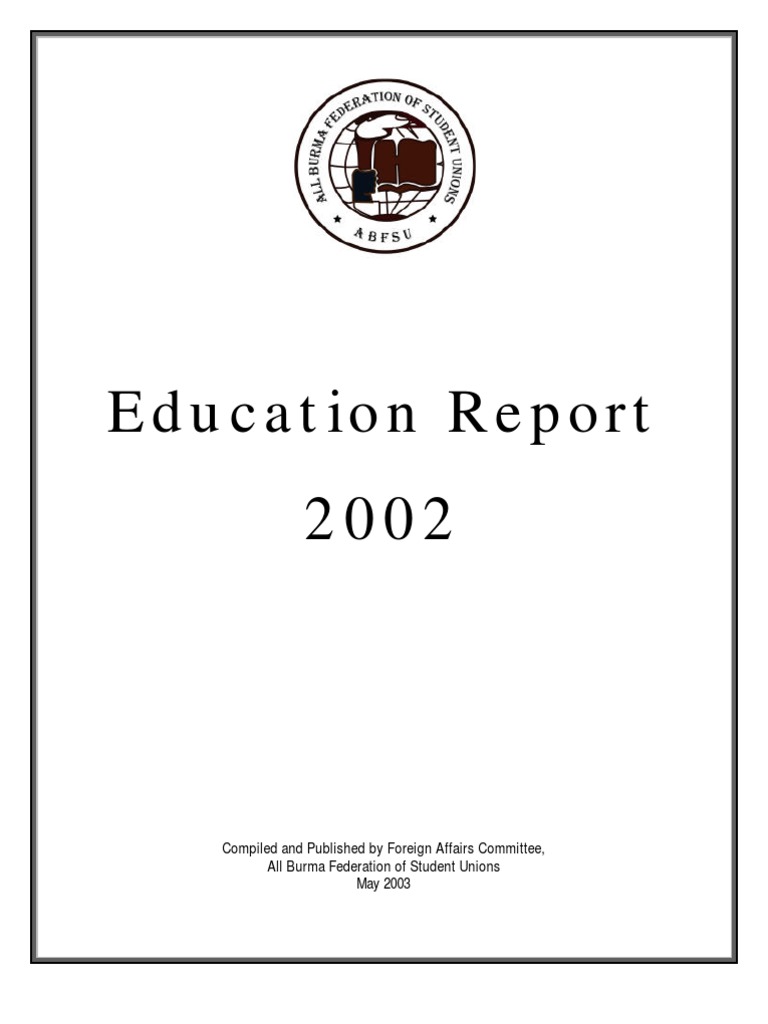 Education Report 2002 | PDF | Business