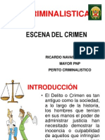 Criminalistica - Escena Del Crimen