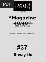 All-Time Top 40 Magazine Covers by ASME