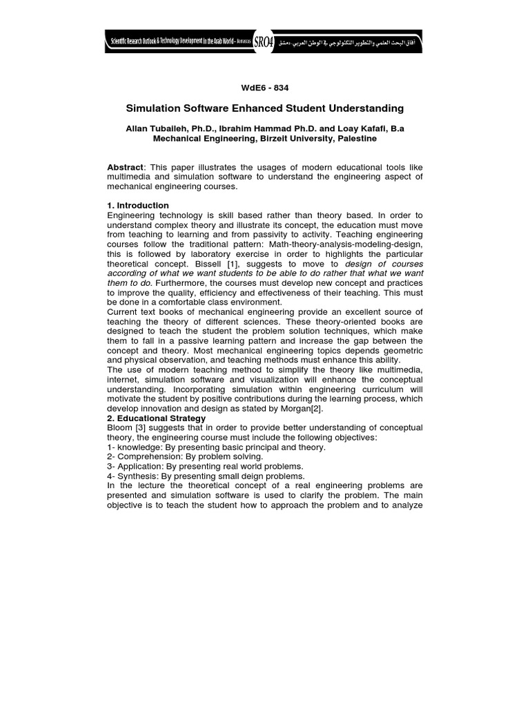 Cam and Follower PDF PDF Matlab Simulation