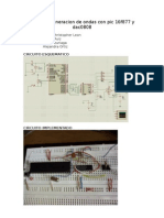 Generacion de Ondas Con Pic16f877 y Dac