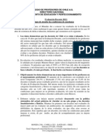 Evaluación docente 2012. Es tiempo de atender las condiciones de enseñanza