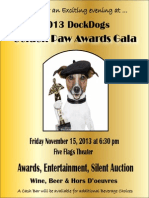 Golden Paw Awards Gala Reservation Form