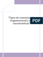 Tipos de comunicación Organizacional y sus características