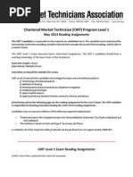 Download CMT Level 1 - 2013 Practice Exam by dev2700 SN171519497 doc pdf