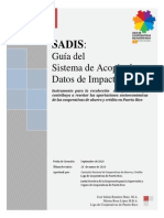 Guía del Sistema de Acopio de Datos de Inversión Social en las Cooperativas (SADIS)- Revision marzo 2013