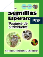 3 Semillas de La Esperanza Actividades a Partir de Los Paneles