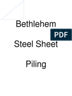 Bethlehem Steel Sheet Piling