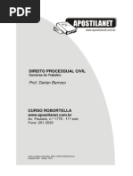 CURSO ROBORTELLA - Direito Processual Civil
