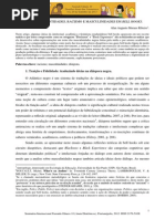 Blackness Identidades, Racismo e Masculinidades Em Bell Hooks