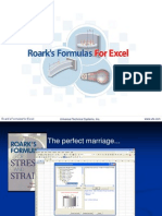 Roarks Formulas For Excel