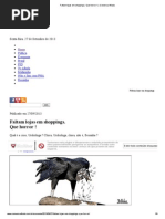 Faltam Lojas Em Shoppings