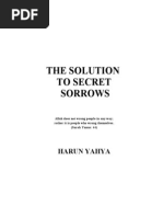 The Solution To Secret Sorrows