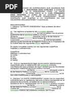 Contrato Privado de Compraventa