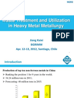 Waste Treatment in Metal Metallurgy