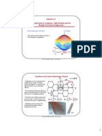 Handout 11 Energy Bands in Graphene: Tight Binding and The Nearly Free Electron Approach