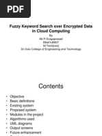 Fuzzy Keyword Search Over Encrypted Data in Cloud