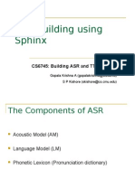 ASR Building Using Sphinx