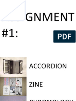 Portfolio Development Assignment #1: Accordion Zine Chronology