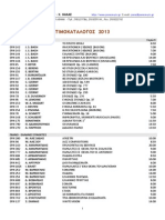 Κατάλογος Εκδόσεων (2013)