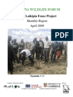 West Laikipia Fence Report April 2009