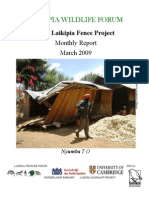 West Laikipia Fence Report March 2009
