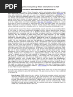 Download Rethinking Cloud Computing - From Client Server to P2P by Krish SN17158621 doc pdf