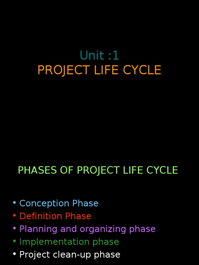 Project Life Cycle Phases Explained | PDF | Project Management | Economies