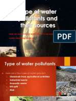 There Are Many Types of Water Pollution Because Water Comes From Many Sources