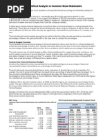 Common Size Analysis