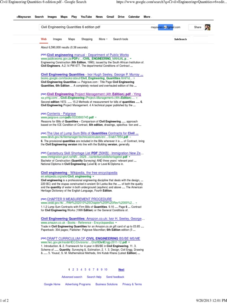 3 new engineering contract pdf Google Edition 6   Civil PDF Search Quantities Engineering