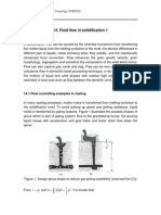 Fluid Flow Effects on Solidification and Grain Morphology